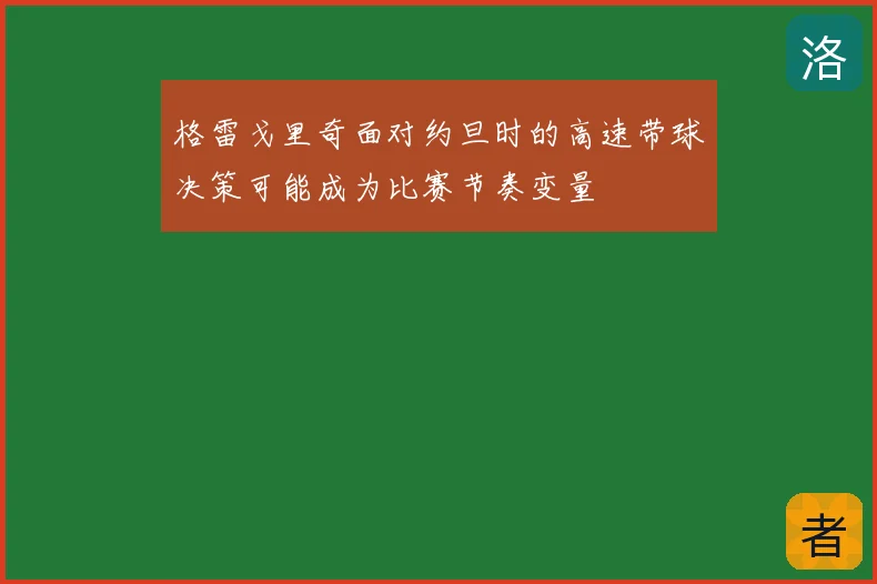 格雷戈里奇面对约旦时的高速带球决策可能成为比赛节奏变量