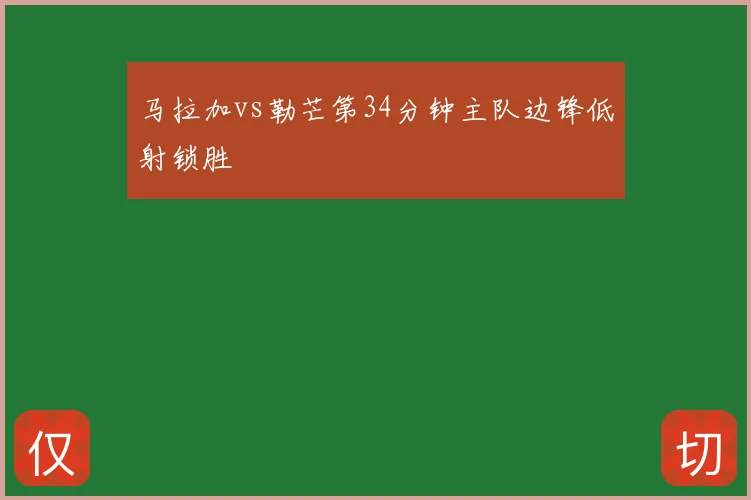 马拉加vs勒芒第34分钟主队边锋低射锁胜